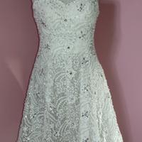 abito sposa corto tg 42 regolabile