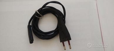 Coppia cavi di alimentazione bipolare vintage