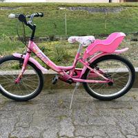 Bici bambina ruote 20 pillici