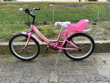 Bici bambina ruote 20 pillici