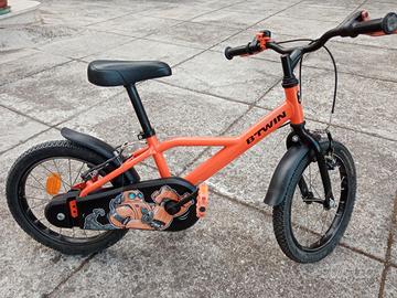 Bici bimbo btwin arancione
