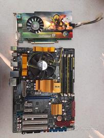 Asus scheda madre più scheda video geforce