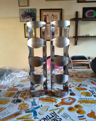 Coppia Portabottiglie da Parete IKEA VURM