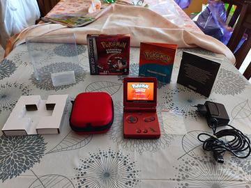 Gameboy Advance SP display IPS + Pokemon Rubino