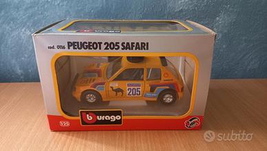 Peugeot 205 Bburago 1:25 scatola originale vintage