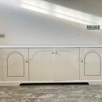 Coppia di Madie Classiche in Legno Massello