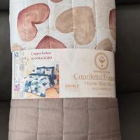 Copriletto matrimoniale trapuntato leggero 🌸