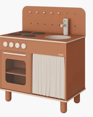 Mini cucina giocattolo in legno di Flexa