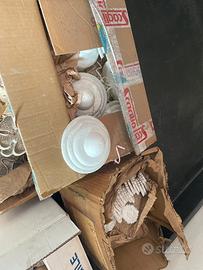 Decirazioni in gesso anni 50 piu di1500 pz.