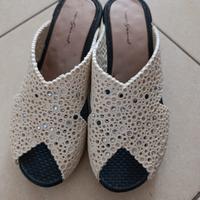 ✨Sandali Hot Sand – avorio traforato, nuove✨