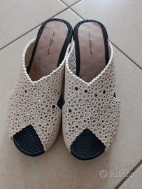 ✨Sandali Hot Sand – avorio traforato, nuove✨