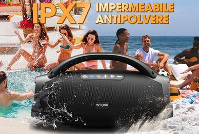 W-KING 330W Cassa Bluetooth Potente a batteria new