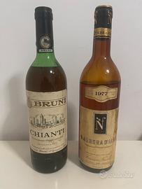 Barbera D Alba-Chianti vendemmia vini anni 1977