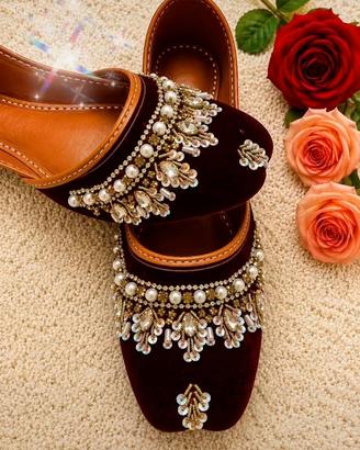 Punjabi khussa/jutti/scarpe basse