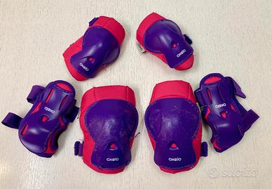 Set Protezioni Oxelo Bambina 2XS (3-7 anni)