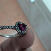 Elegante coppia di anelli Pandora originali