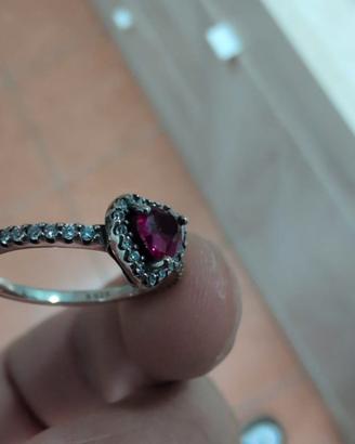 Elegante coppia di anelli Pandora originali