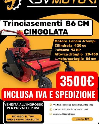 TrinciaErba cingolata 86 CM RSV