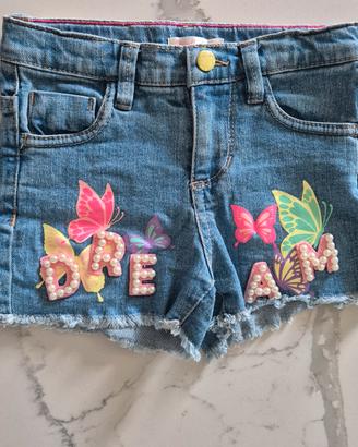 short bambina taglia 4