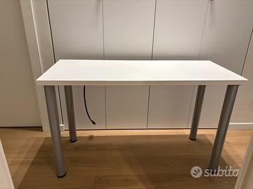 Scrivania 120x50 bianca