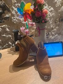 Scarponcino da donna, color marrone chiaro