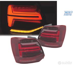 FANALI VOLKSWAGEN VW POLO V 09-17 LED ROSSO DINAMI