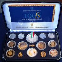ITALIA SERIE DIVISIONALE PROOF 1998 BERNINI FS 12