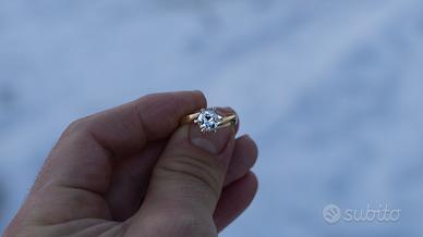 Diamante naturale 1,40ct H VS1 brillante–certifica