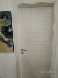 porta battente DX palissandro Bianco