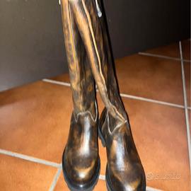 Stivali in vera pelle