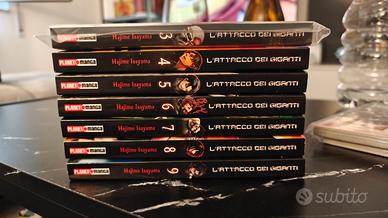 L'Attacco dei Giganti (AOT) dal numero 3 al 9