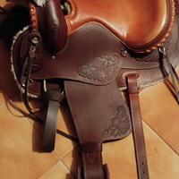 Sella western taglia 15