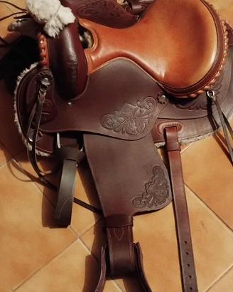 Sella western taglia 15