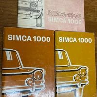 Libretto uso e manutenzione Simca 1000 e Chrysler