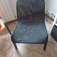 Sedia IKEA PS VÅGEN – design in betulla e rete ner