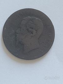 Moneta 5 cent. Vittorio Emanuele 2