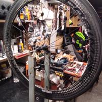 Ruota anteriore bici corsa