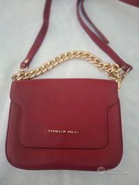Borsa a tracolla TOSCA BLU in VeraPelle con catena