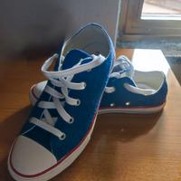 Converse blu navy con ricami