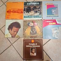 Lotto di 9 vinili musica italiana artisti vari