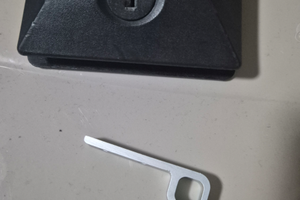 Serratura mobella nera per barche