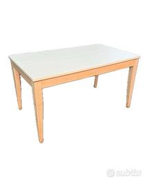 Tavolo in legno restaurato allungabile moderno