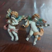 Coppia di angeli musicisti 