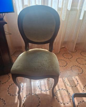 6 sedie imbottite