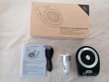 Vivavoce Auto Bluetooth T821 - Nuovo - Kit Complet