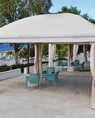Gazebo Cicogna Ambra Leggera/Pesante