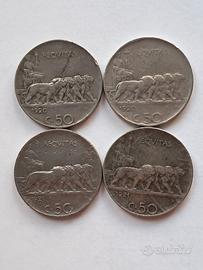 50 centesimi leoni 1920 1921