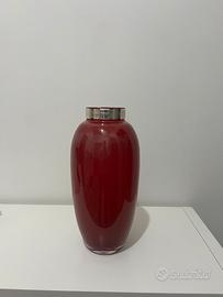 Vaso vetro e argento sequenze
