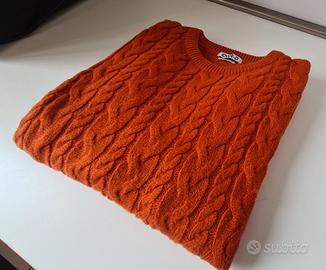 Maglione intrecciato uomo Over-D