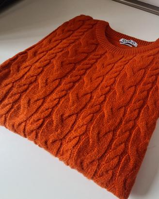 Maglione intrecciato uomo Over-D